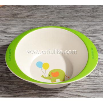 Animal Cartoons Cute Plastic Binaural Bowl